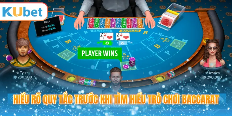 Quy tắc bàn baccarat KUBET